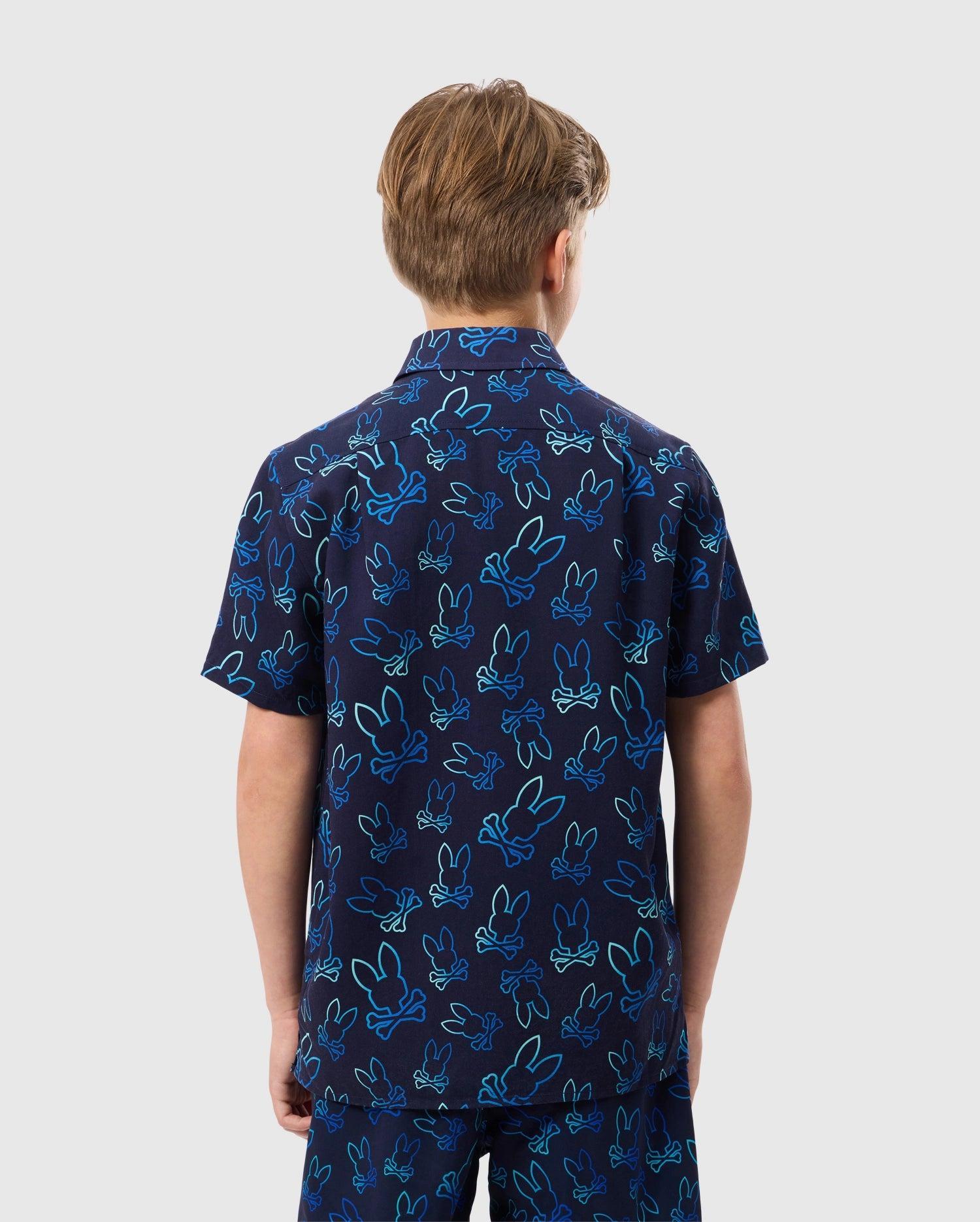 KIDS SHELDON ALL OVER PRINT SHIRT - B0Q574C200 Kids Product Image