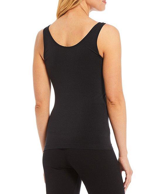 Modern Movement Solid Seamless Reversible Micro Knit Tank Product Image