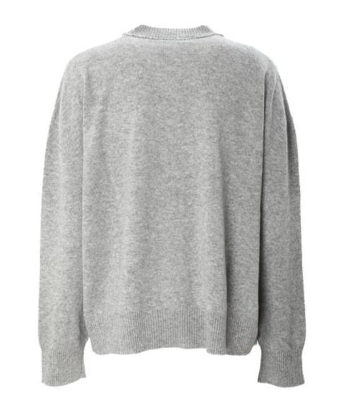 FABIANA FILIPPI Sequin Embellished Virgin Wool Blend Jumper In Gray Product Image