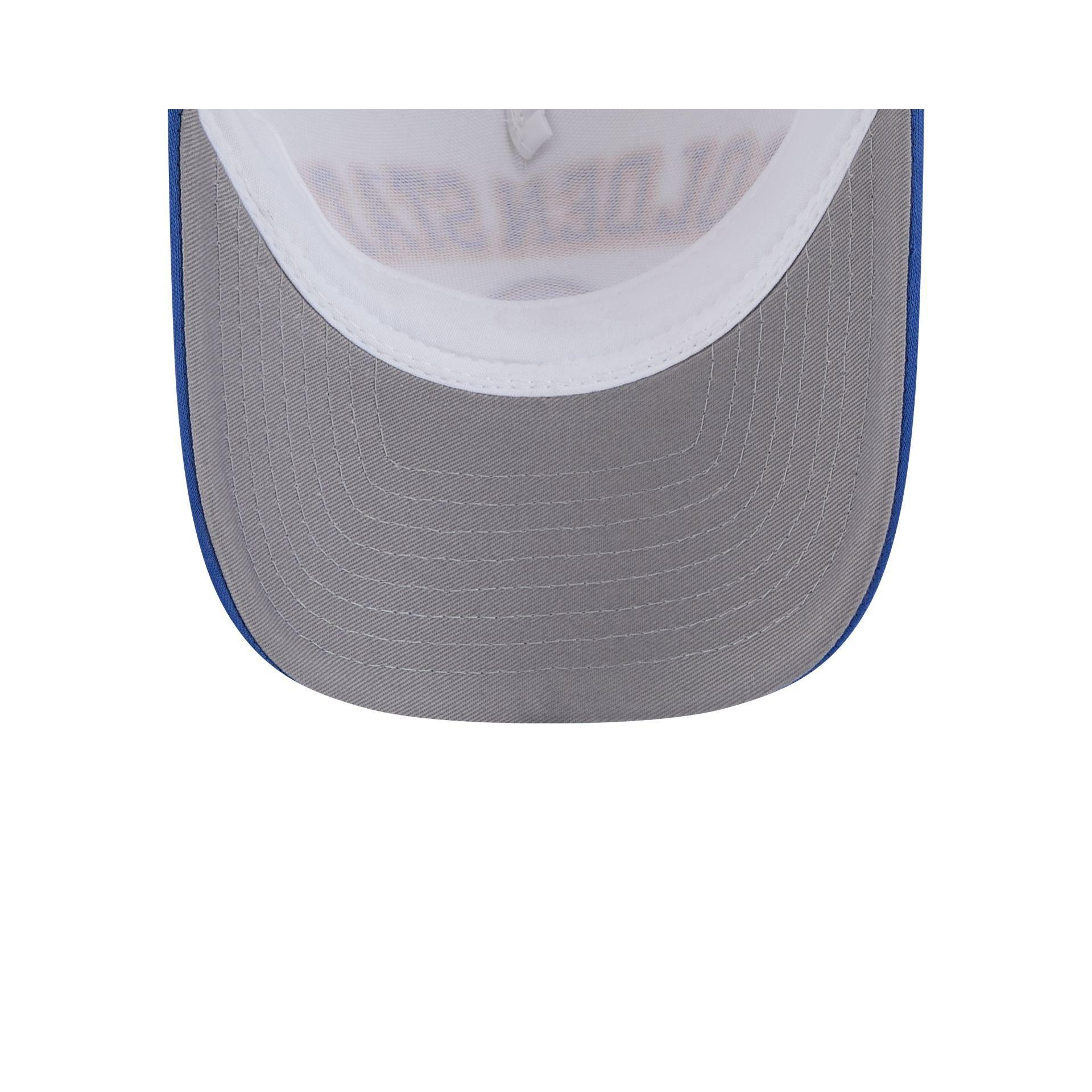 Golden State Warriors Chrome Arch 9FORTY M-Crown A-Frame Trucker Hat Male Product Image