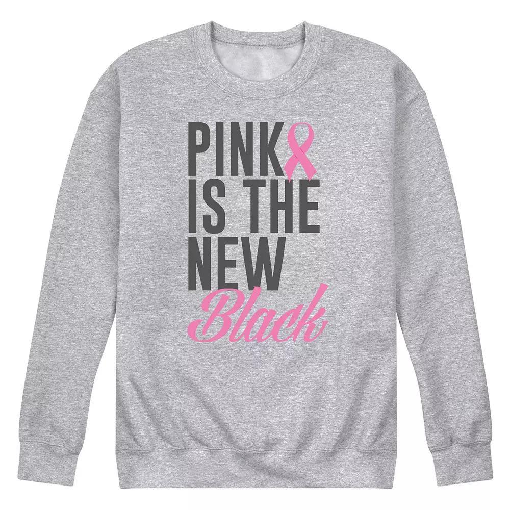 Mens Pink Is The New Fleece Sweatshirt Product Image