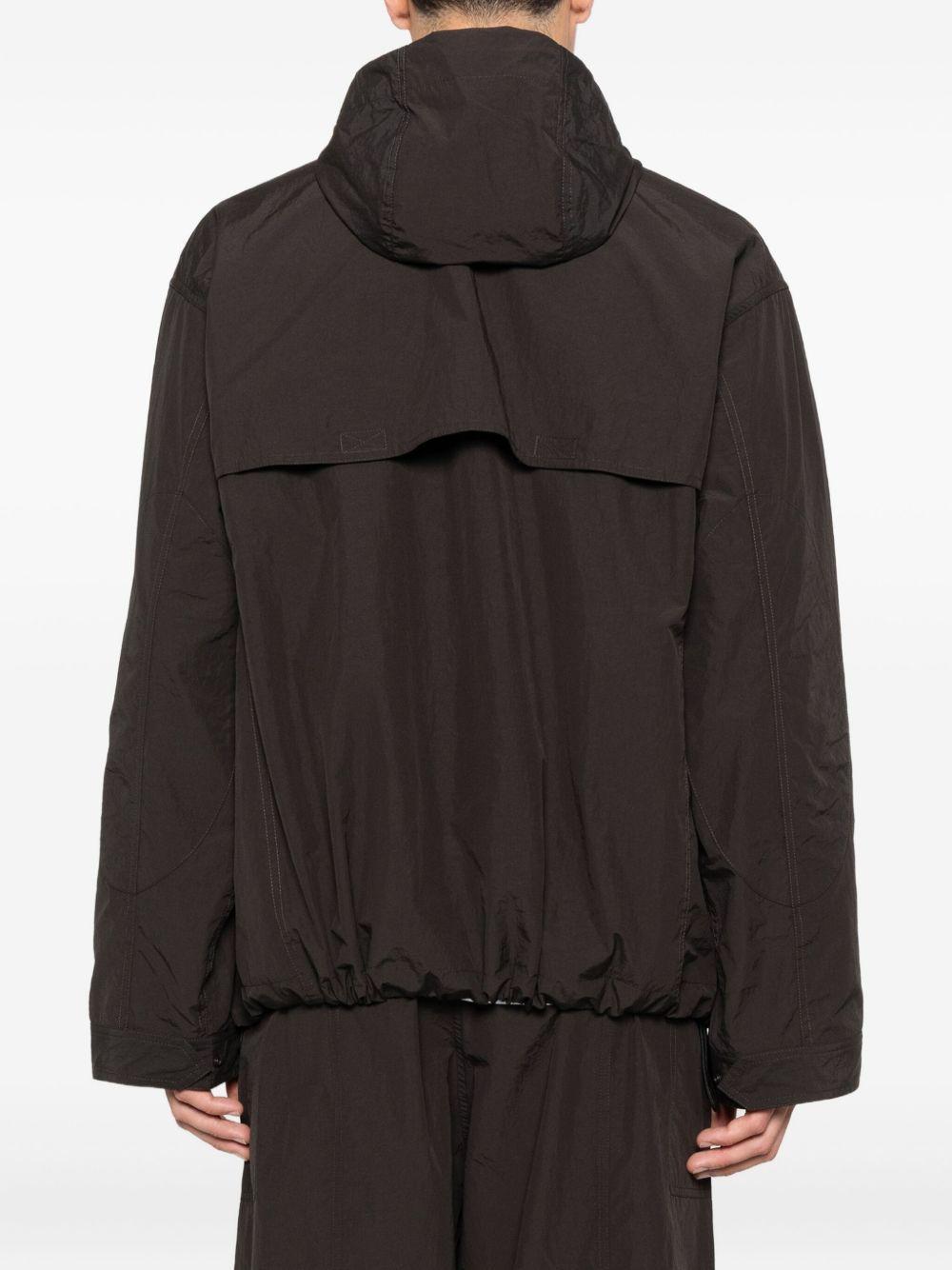 hooded windbreaker jacket Product Image