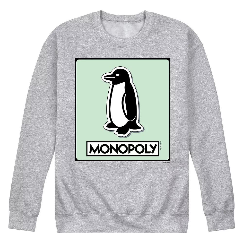 Mens Monopoly Penguin Game Token Fleece Sweatshirt Product Image