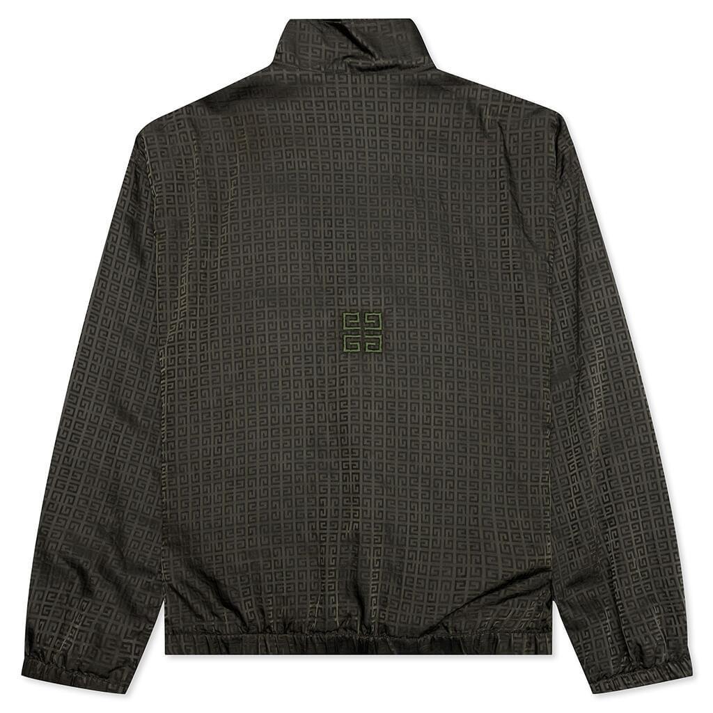 Garment Dye Embroidered Jacket - Military Green Male Product Image
