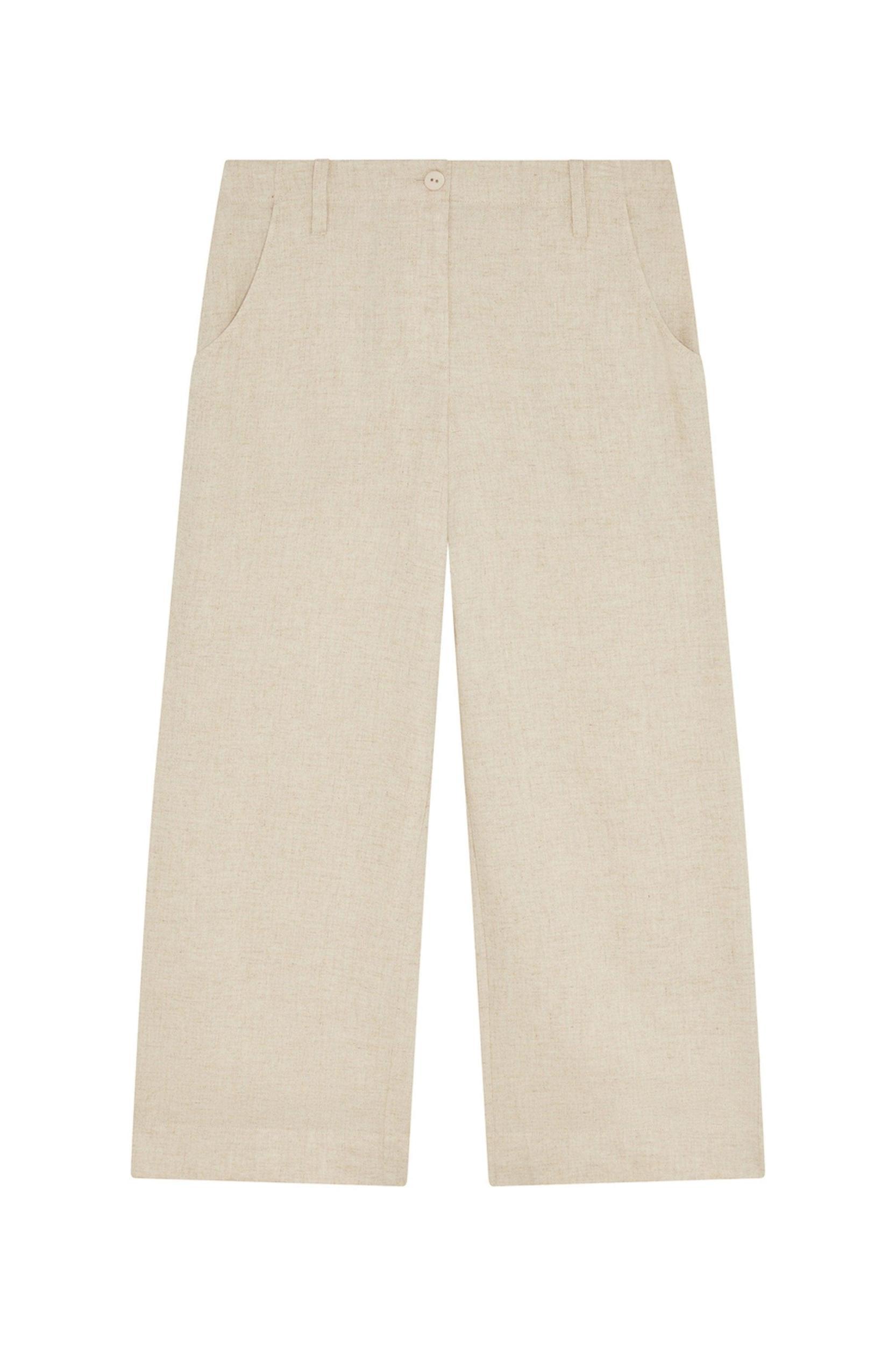 Linen A-Line Pants Product Image
