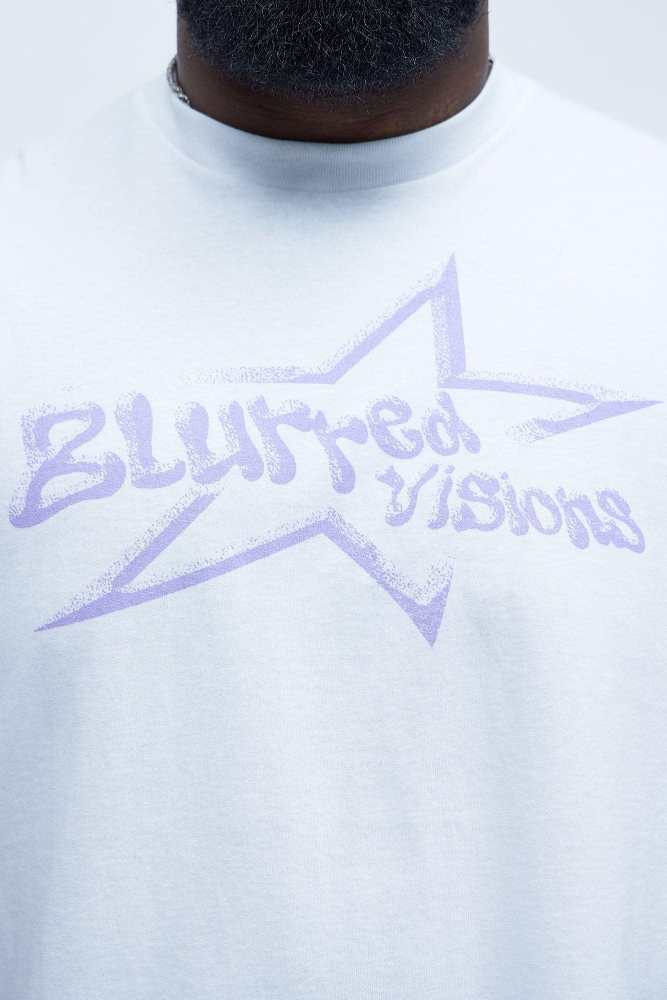 Blurred Visions Short Sleeve Tee - White Product Image
