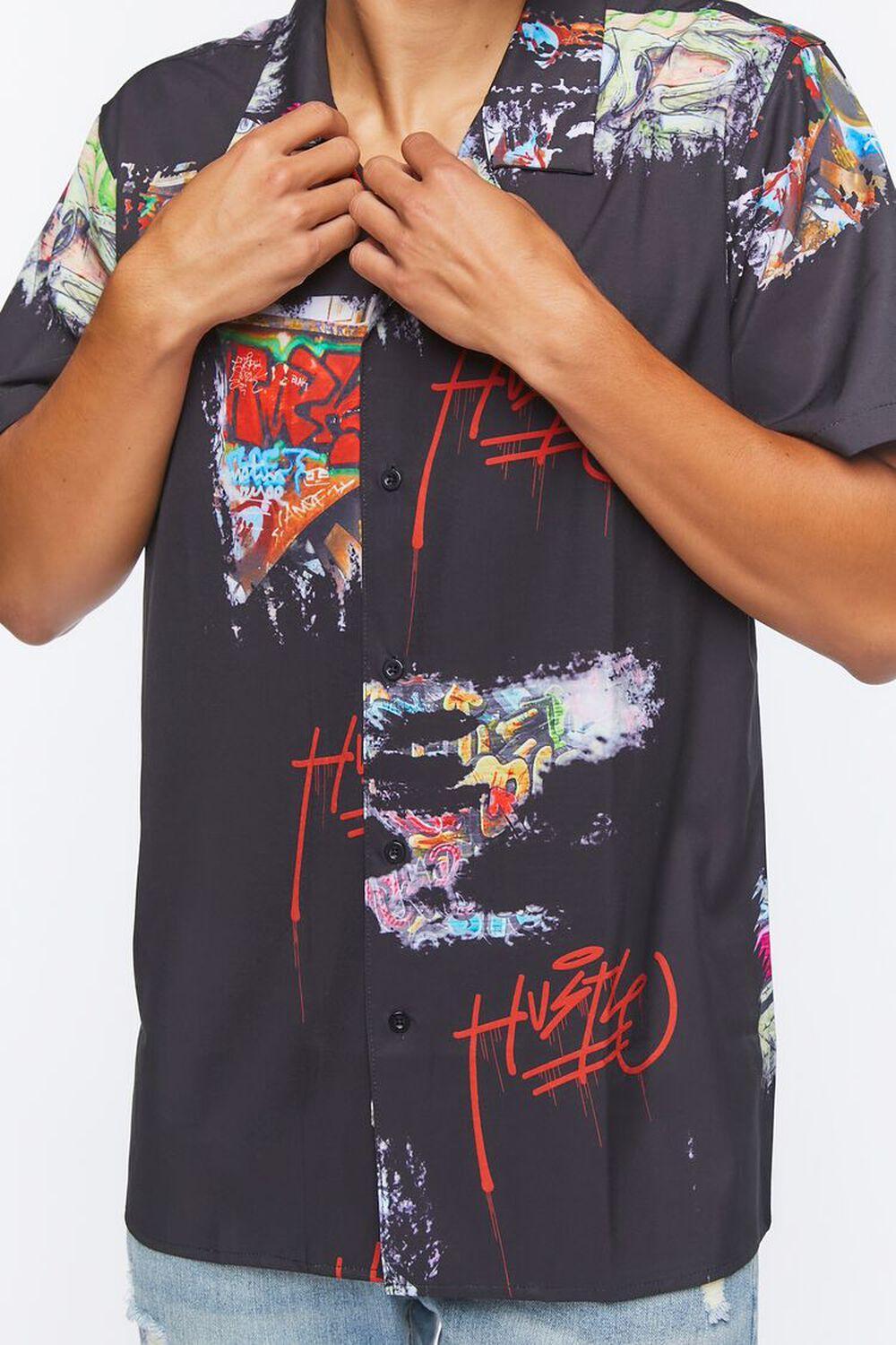 Hustle Graffiti Graphic Shirt | Forever 21 Product Image