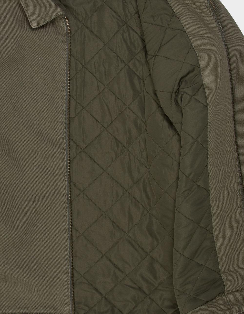 RSQ Mens Twill Workwear Jacket - OLIVE Product Image