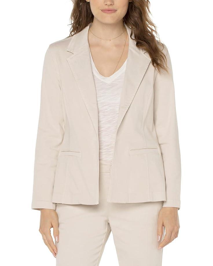 Fitted Blazer With Ruched Sleeves Product Image
