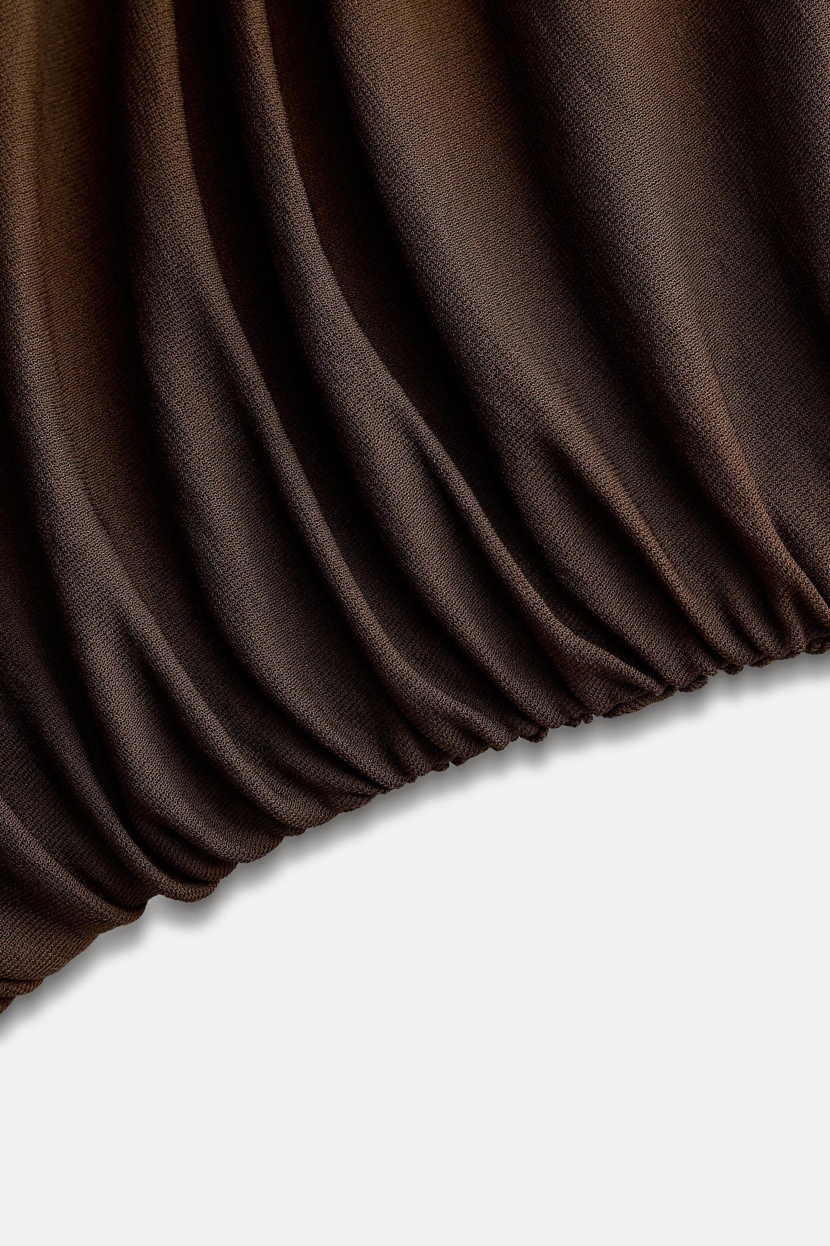 DRAPED ASYMMETRIC DRESS ZW COLLECTION Product Image
