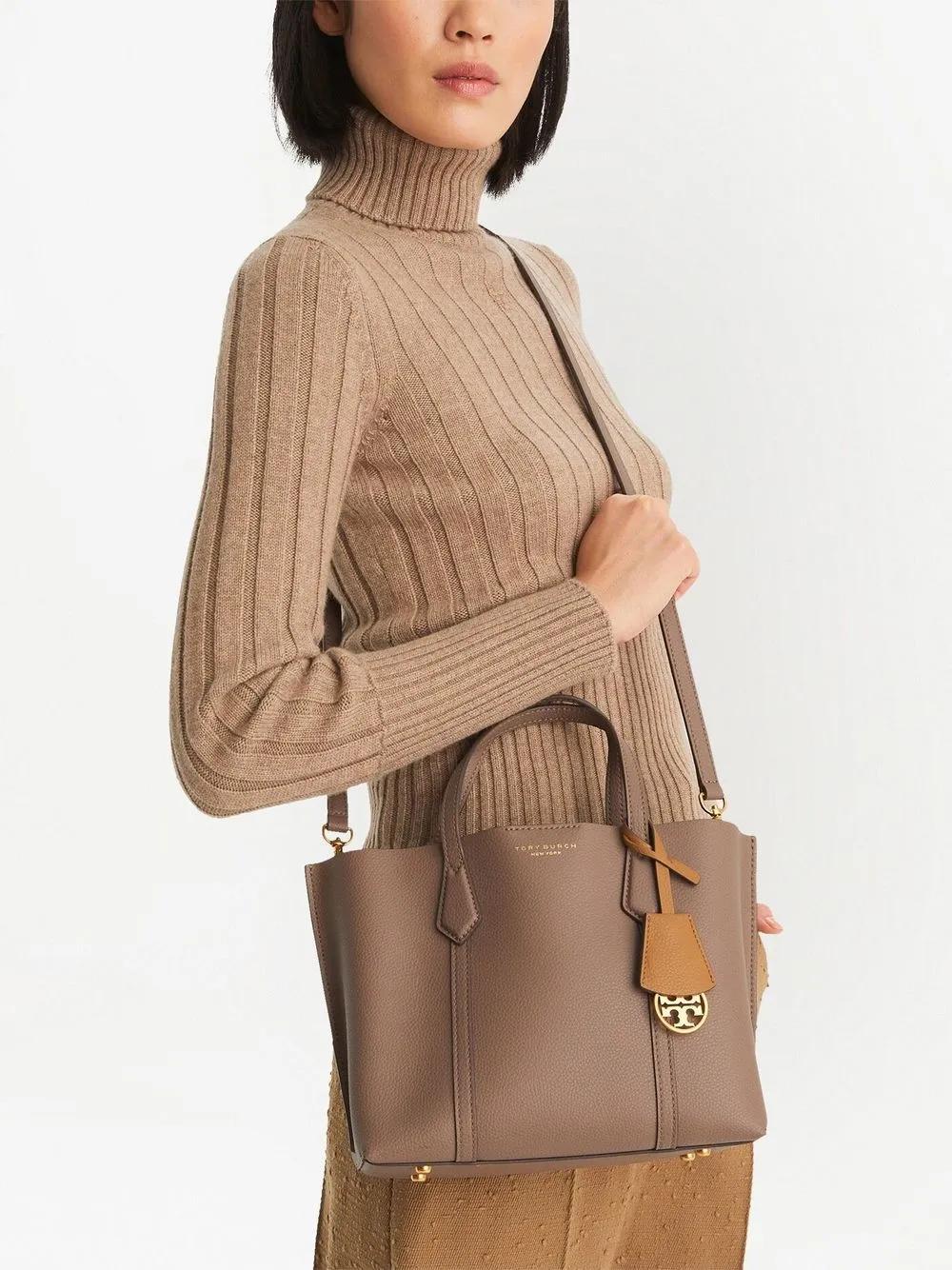 leather logo-print bag Product Image