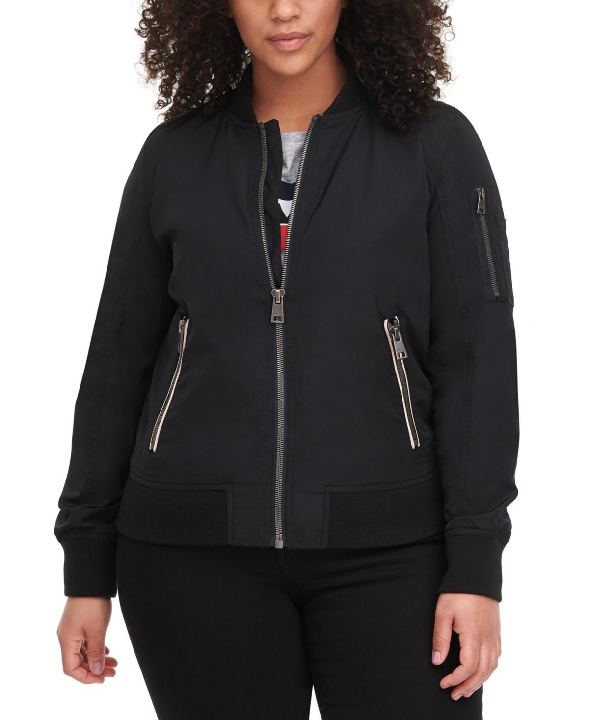 Plus Size Levi's® Newport Classic Bomber Jacket, Women's, Size: 2XL, White Product Image