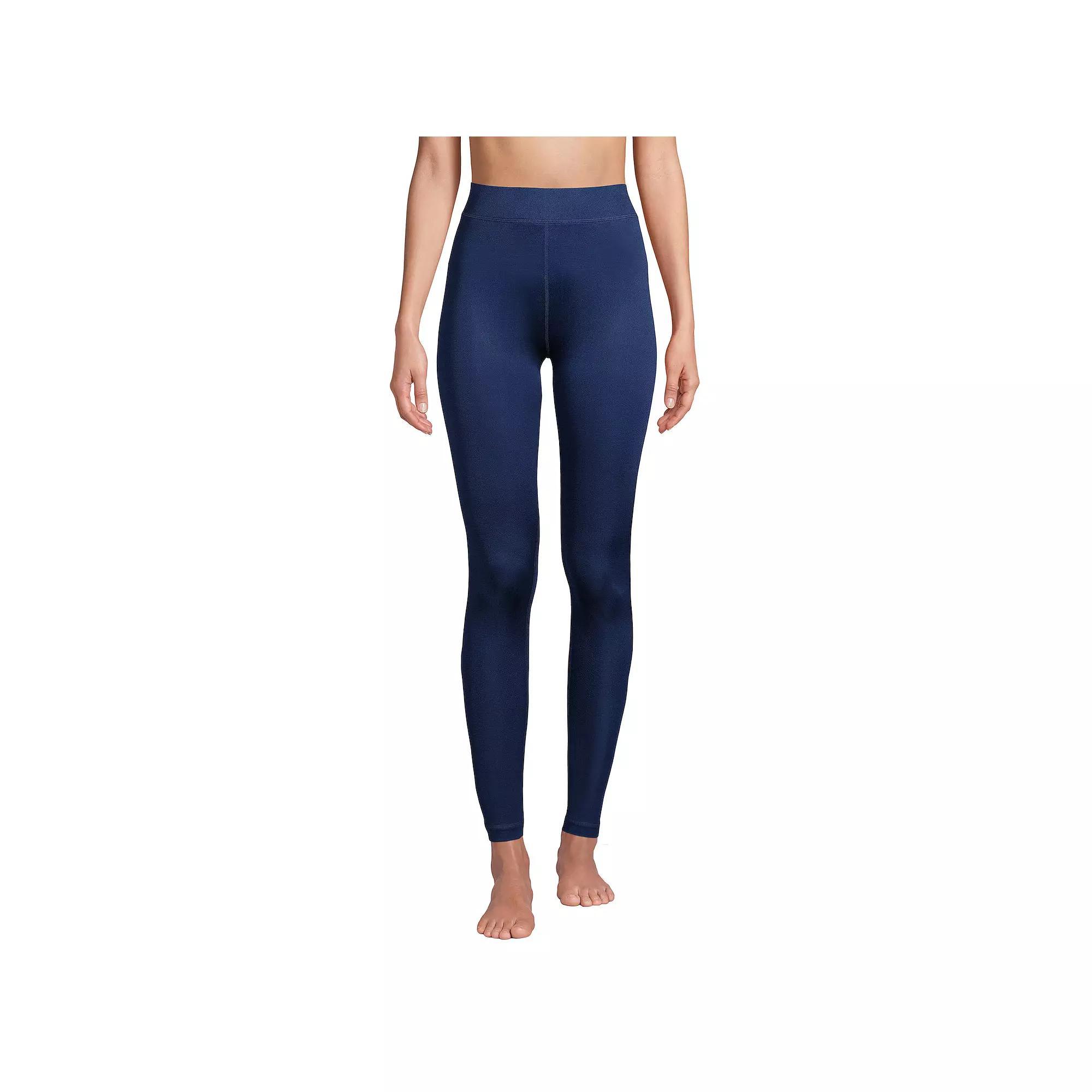 Petite Lands' End Silk Interlock Pants, Women's, Size: XS Petite, Deep  Blue Product Image