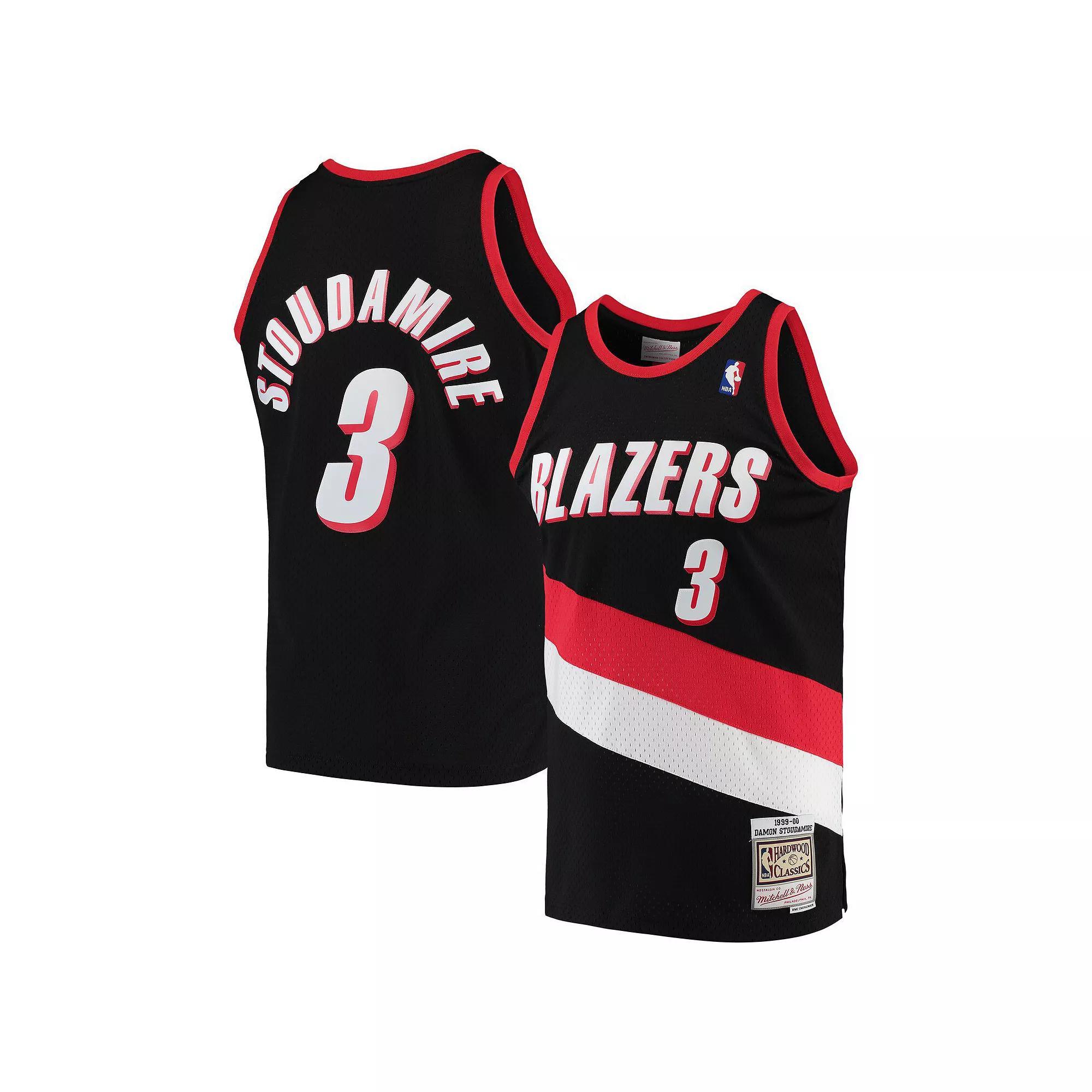 Damon Stoudamire Portland Trail Blazers Mitchell & Ness Hardwood Classics Swingman Jersey - Black, Men's, Size: Small Product Image