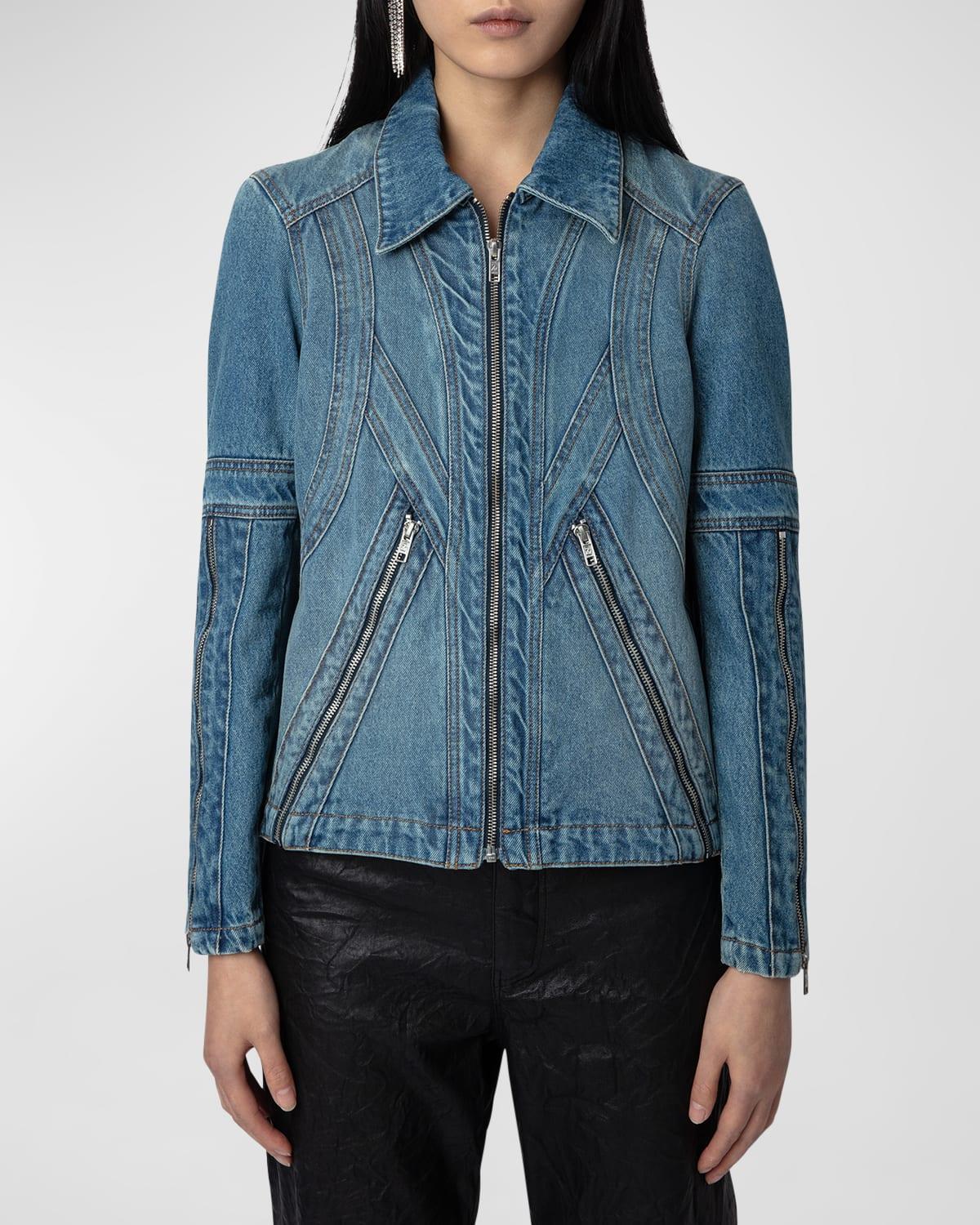 Womens Bons Denim Jacket Product Image