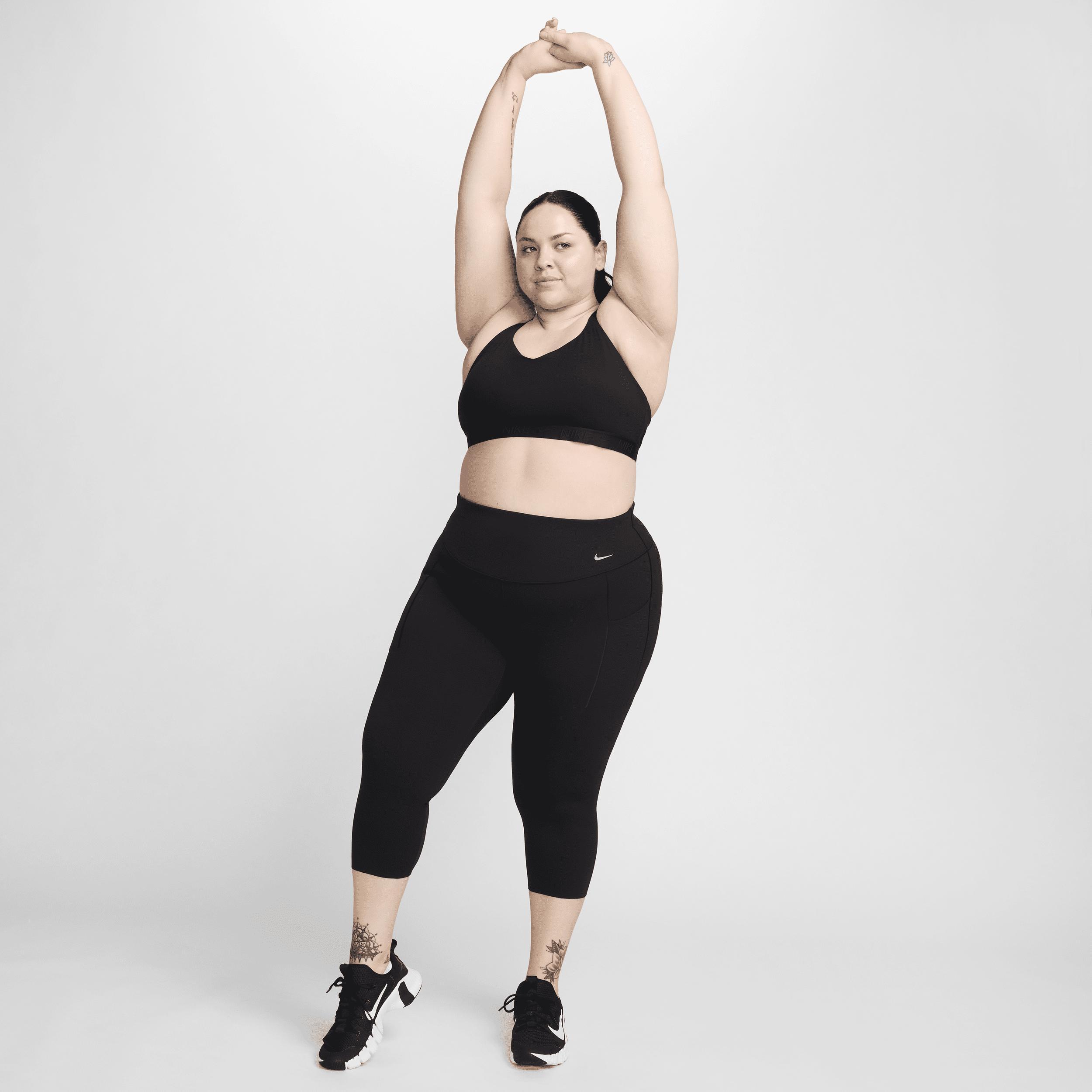 Plus Size Nike Indy Light Support Padded Sports Bra, Women's, Size: 1XL, Black Product Image