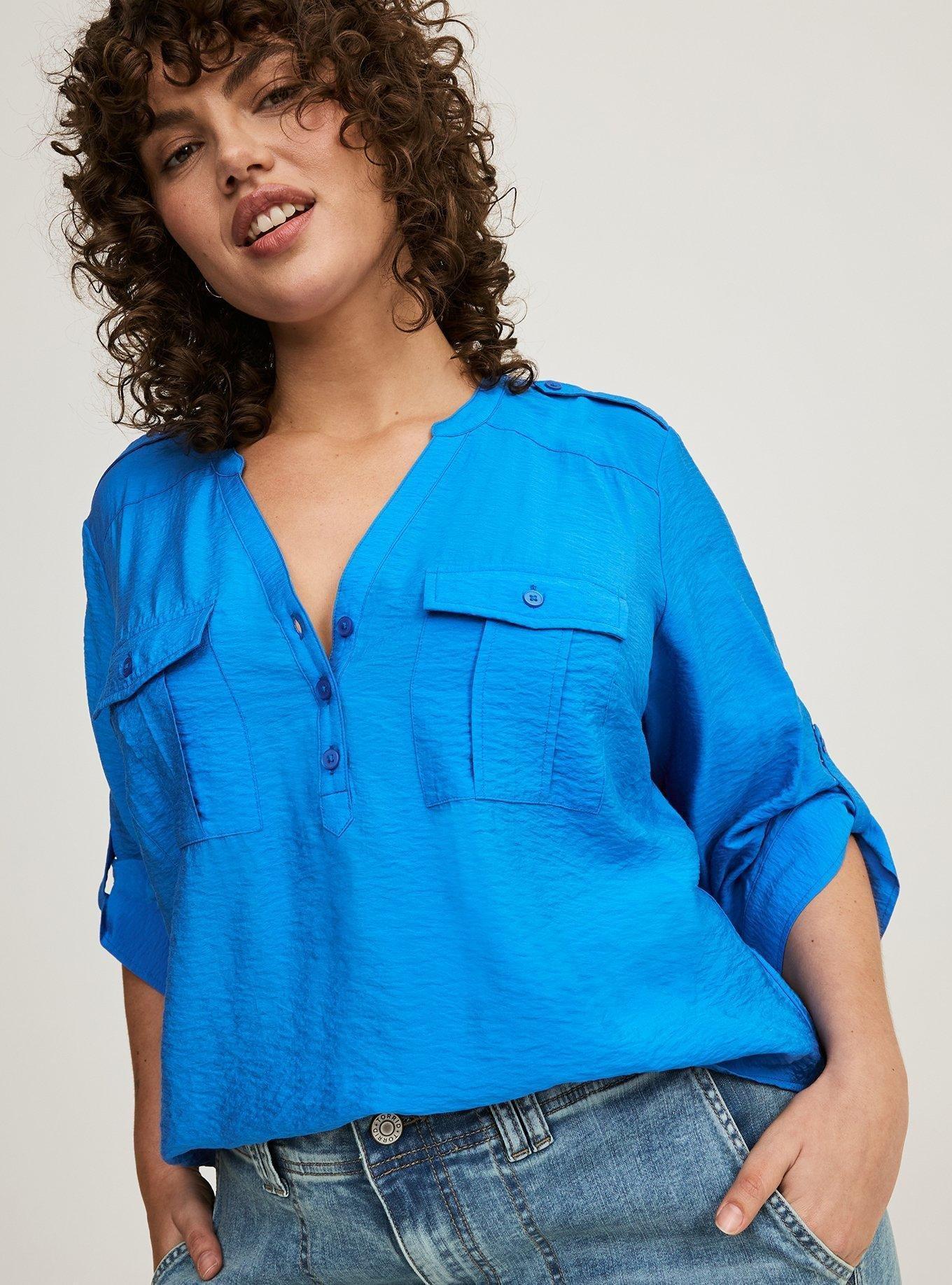 Harper 3/4 Sleeve Pullover Blouse Product Image