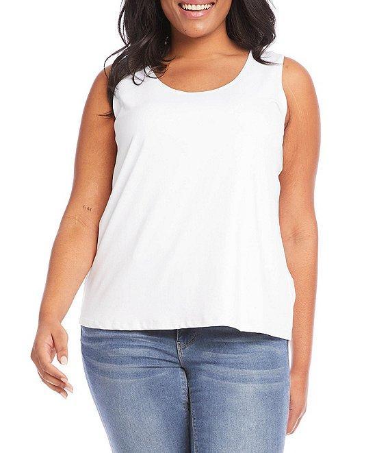 Karen Kane Plus Size Sleeveless Scoop Neck Layering Tank Product Image