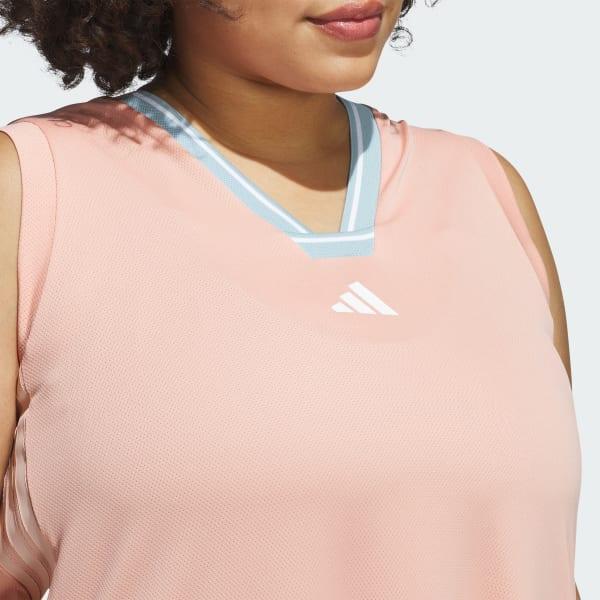 Womens adidas Tiro Cut 3-Stripes Soft Mesh Long Dress (Plus Size) Product Image