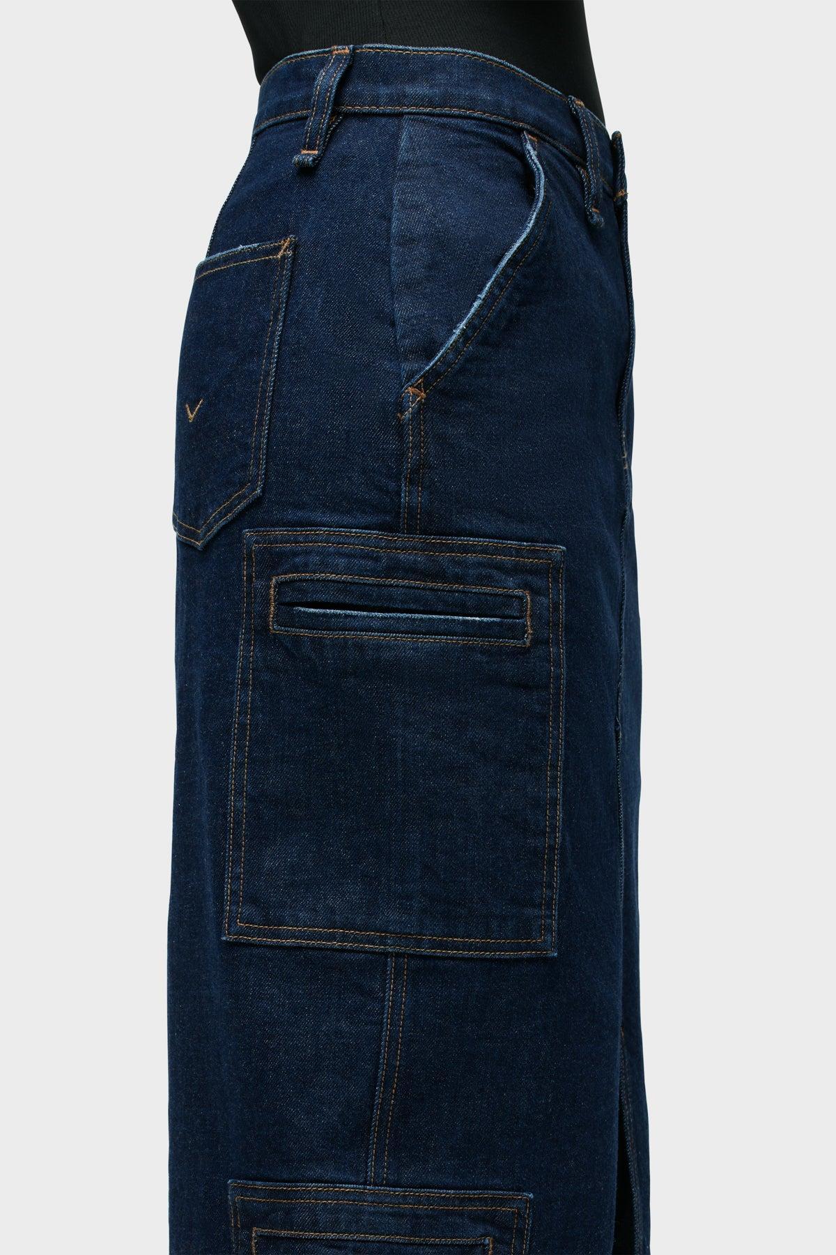 Reconstructed Skirt w/ Cargo Welt Pockets Female Product Image
