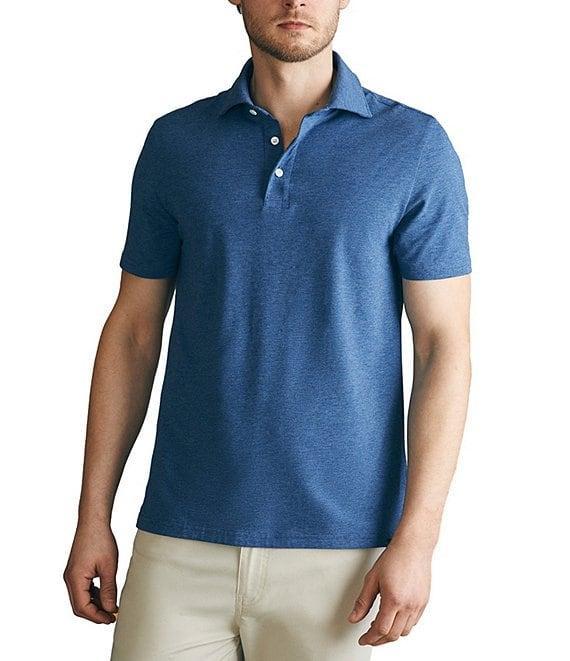 Faherty Movement Heather Short Sleeve Polo Shirt Product Image