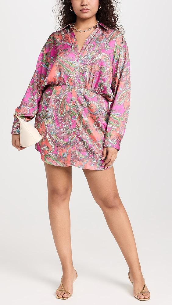 L'AGENCE Demetria Mini Shirtdress | Shopbop Product Image