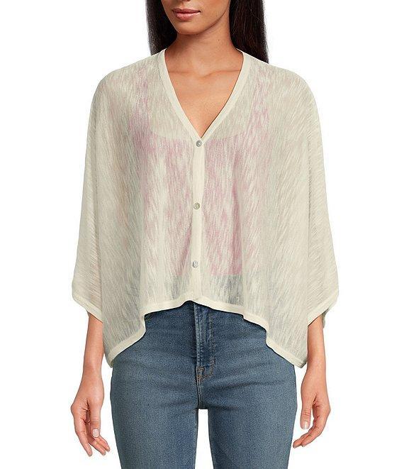 Anna & Ava Button Front Poncho Product Image