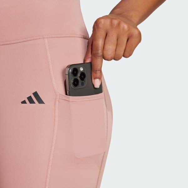 adidas Optime 3-Stripes Full-Length Leggings Black XS Womens Product Image
