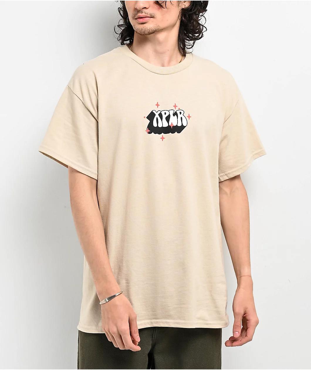 XPLR Fighting Demons Sand T-Shirt Product Image