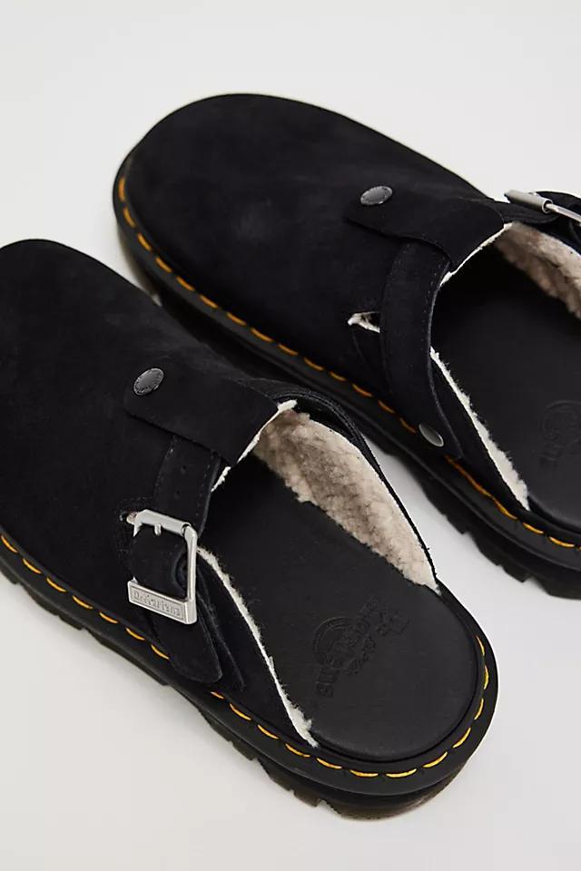 Dr. Martens Zebzag Platform Sherpa Mules Product Image