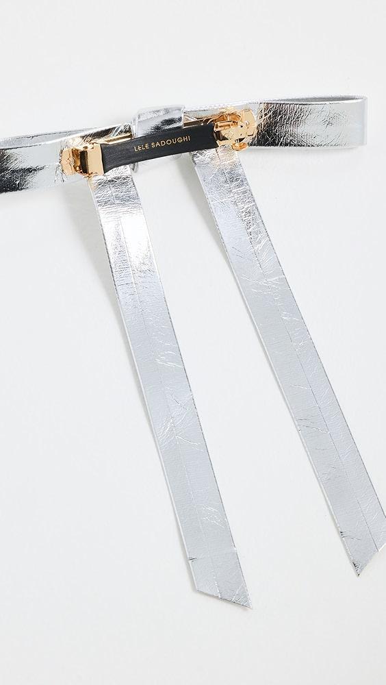 Lele Sadoughi Bardot Faux Leather Bow Barrette | Shopbop Product Image