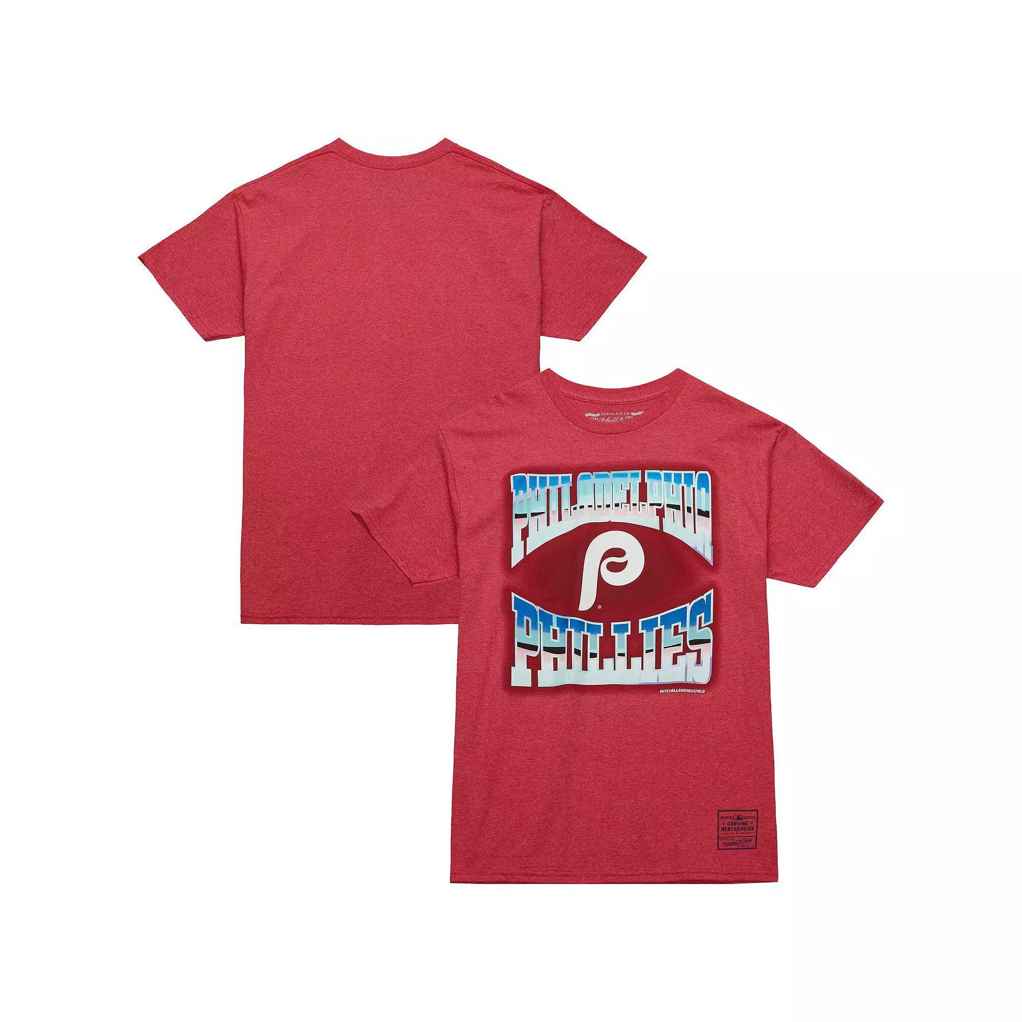 Mens Mitchell & Ness Philadelphia Phillies Stateside Pastel T-Shirt Product Image