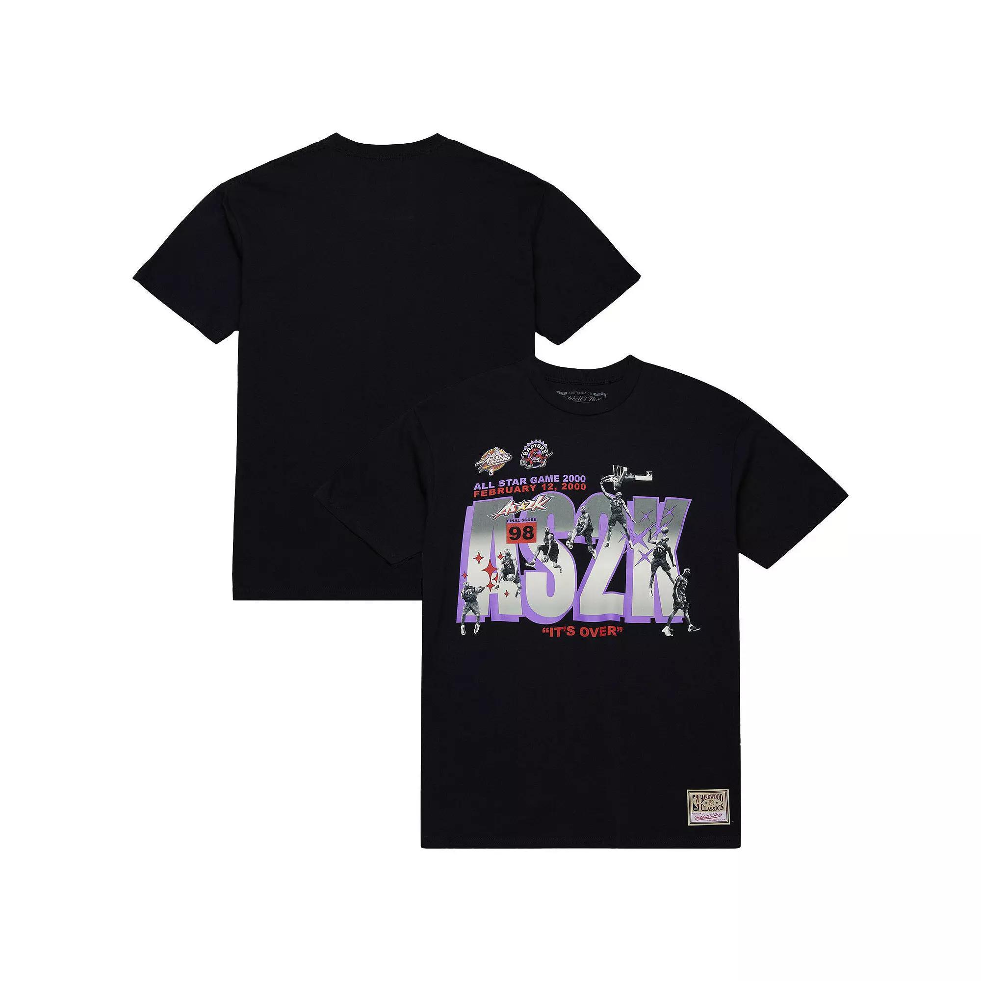Men's Mitchell & Ness Vince Carter Black Toronto Raptors 2000 All-Star Game It's Over T-Shirt, Size: Medium, Rpt Black Product Image