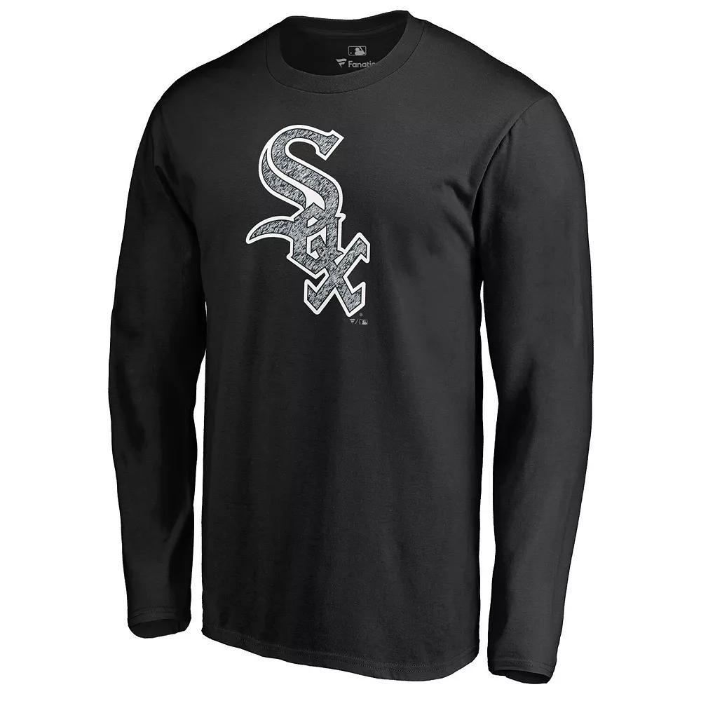 Men's Fanatics Branded Black Chicago White Sox Static Logo Long Sleeve T-Shirt, Size: 2XL Product Image
