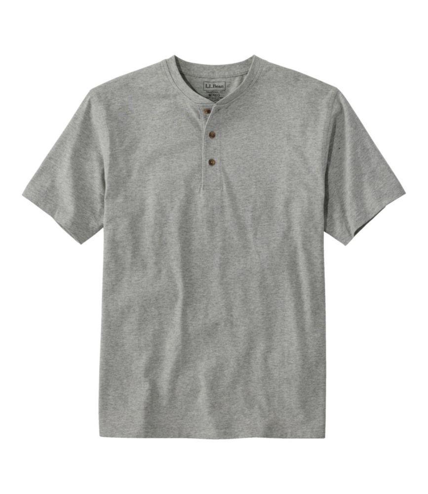 
                            Men's Carefree Unshrinkable Tee, Traditional Fit, Henley
                         Product Image