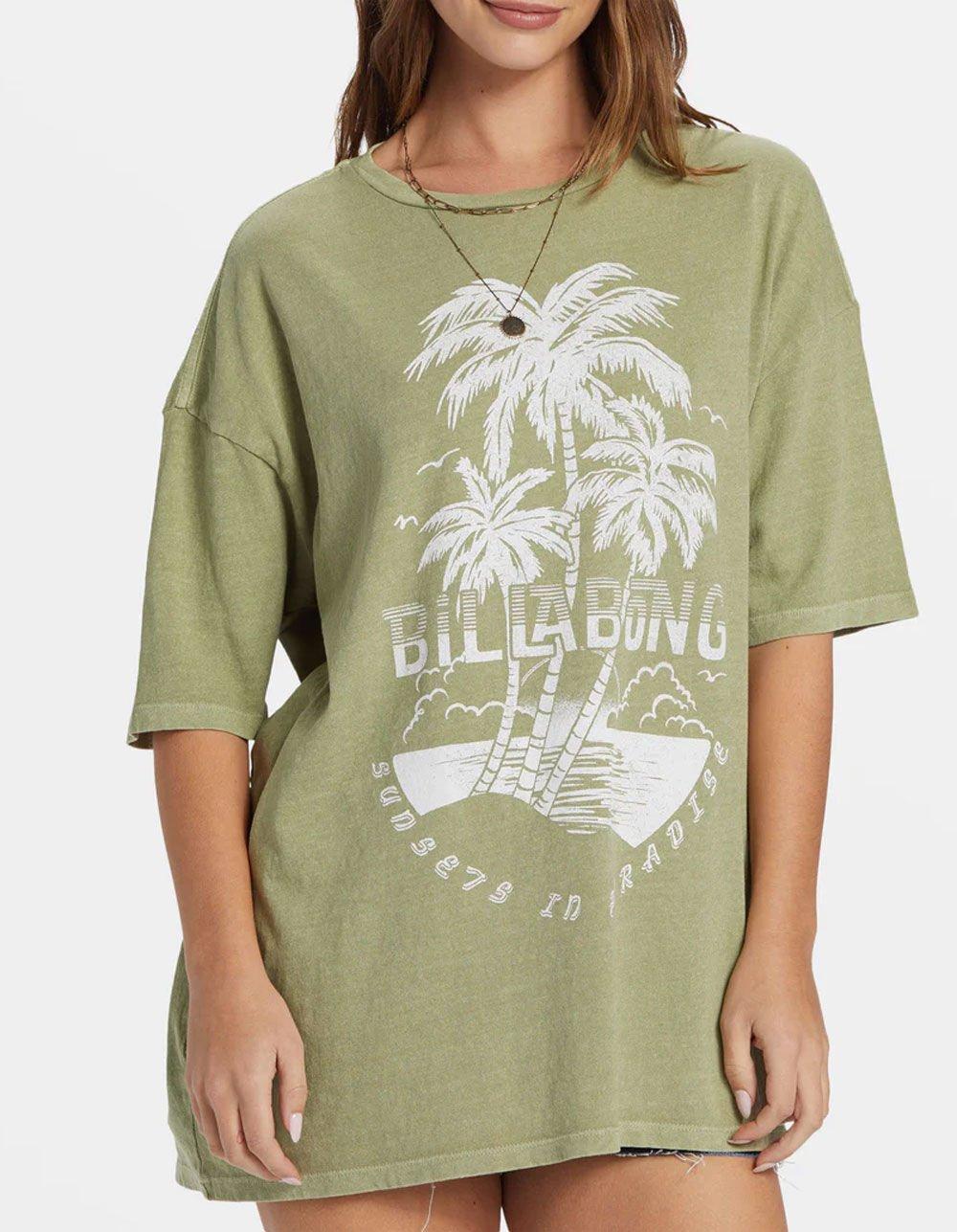 BILLABONG Tiki Tropics Womens Oversized Tee Product Image