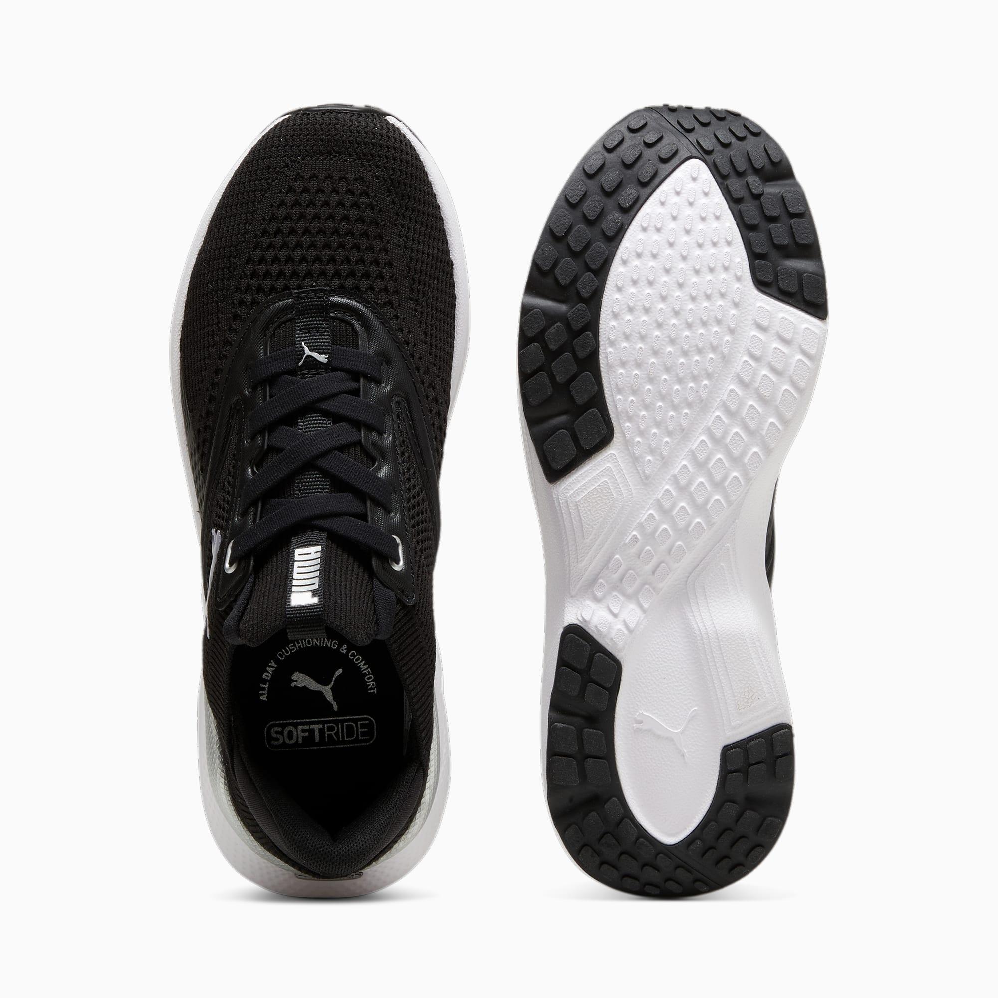 PUMA SOFTRIDE Mayve Running Shoes Women in Black/White Product Image