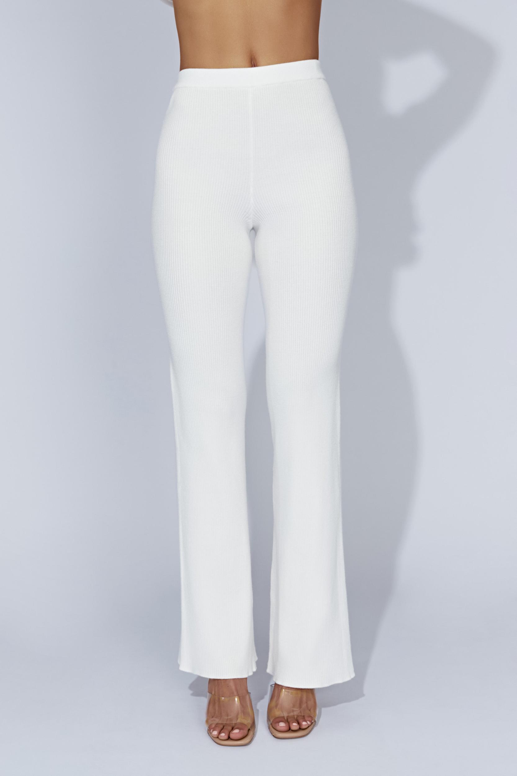 Jovie Knit Pants - Off White Product Image