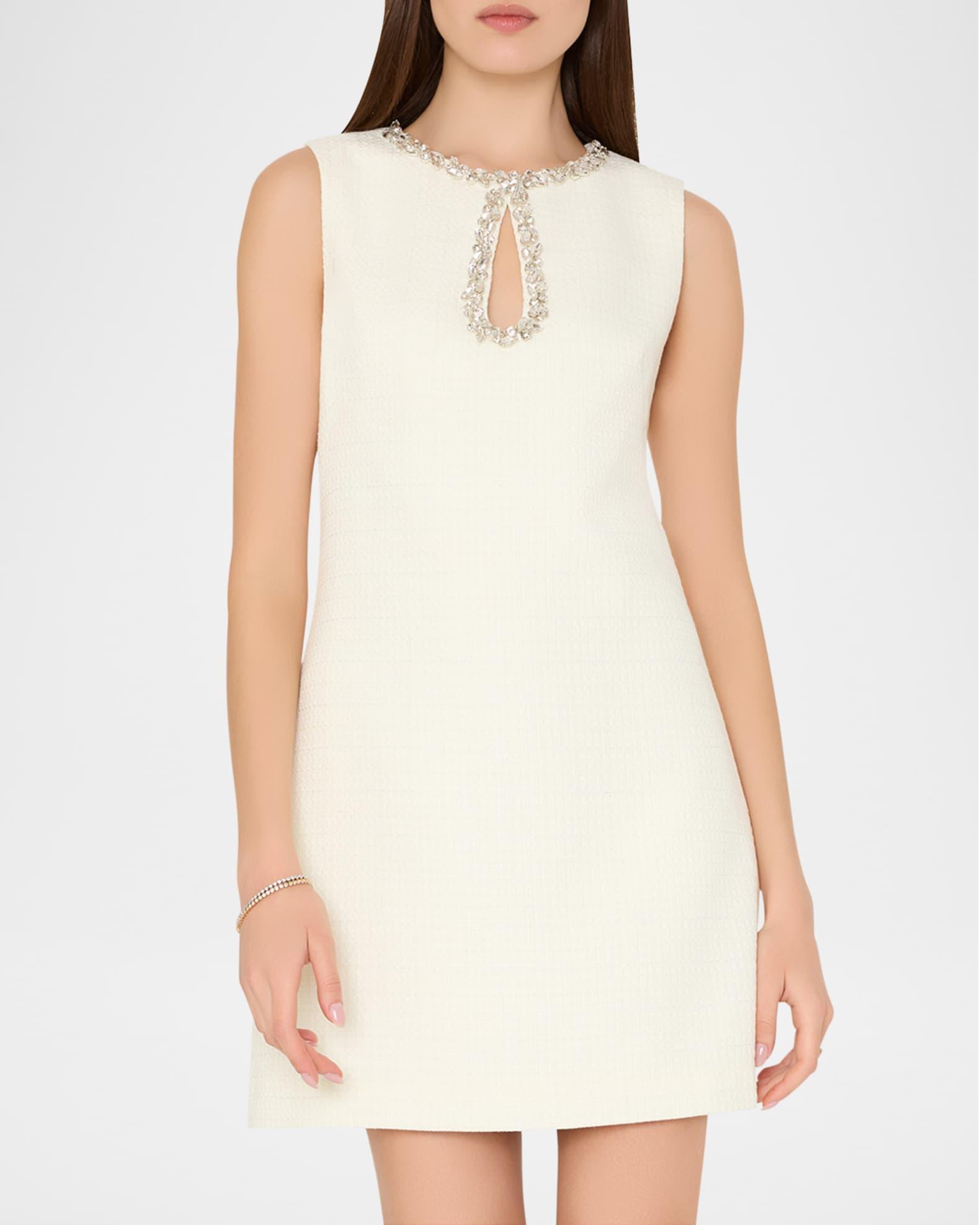 Eden Embellished Bouclé Mini Dress Product Image