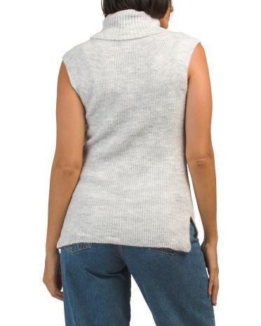 Ribbed Sweater Vest for Women | Spandex/Nylon/Acrylic Product Image