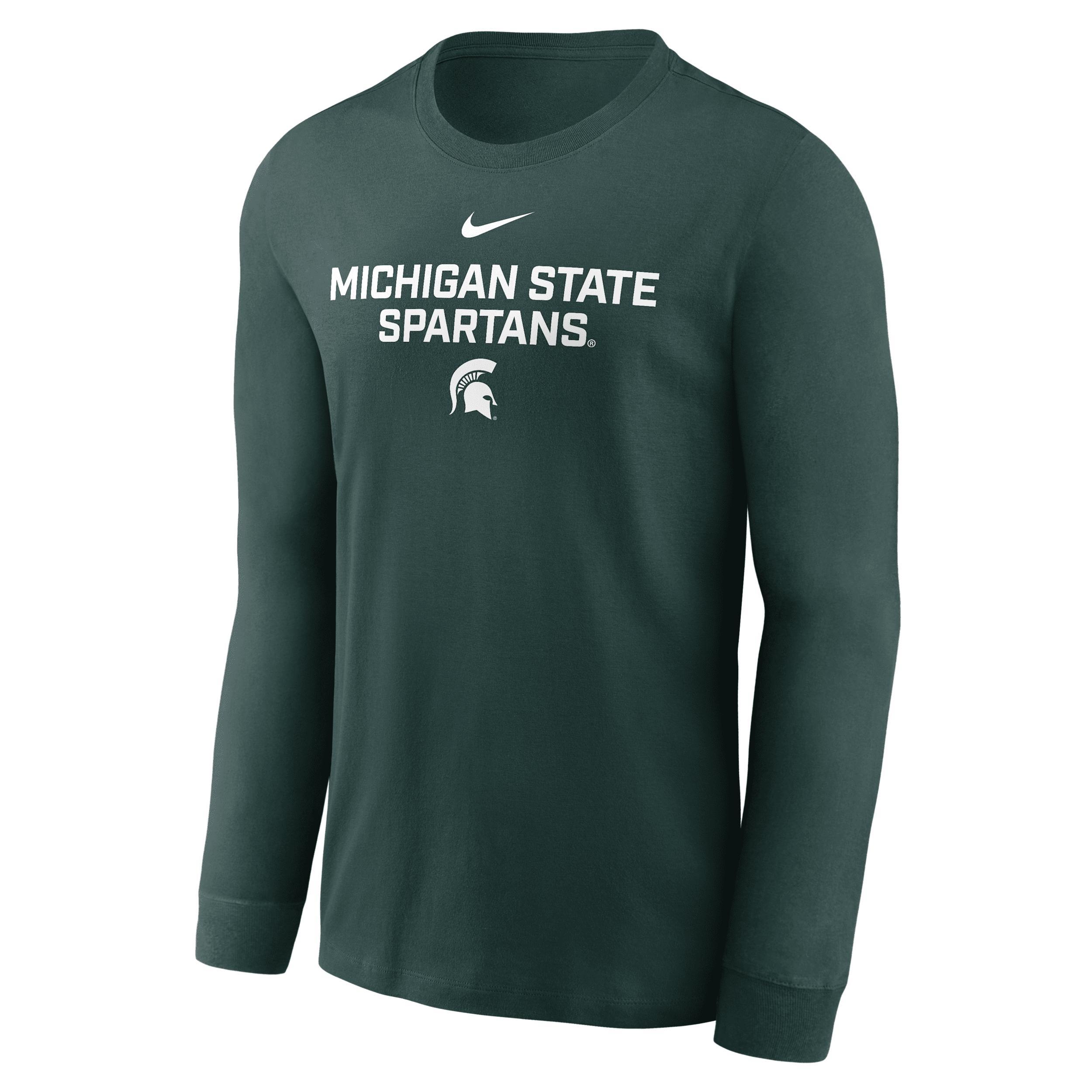 Michigan Campus Classic Location Nike Men's College Long-Sleeve T-Shirt Product Image