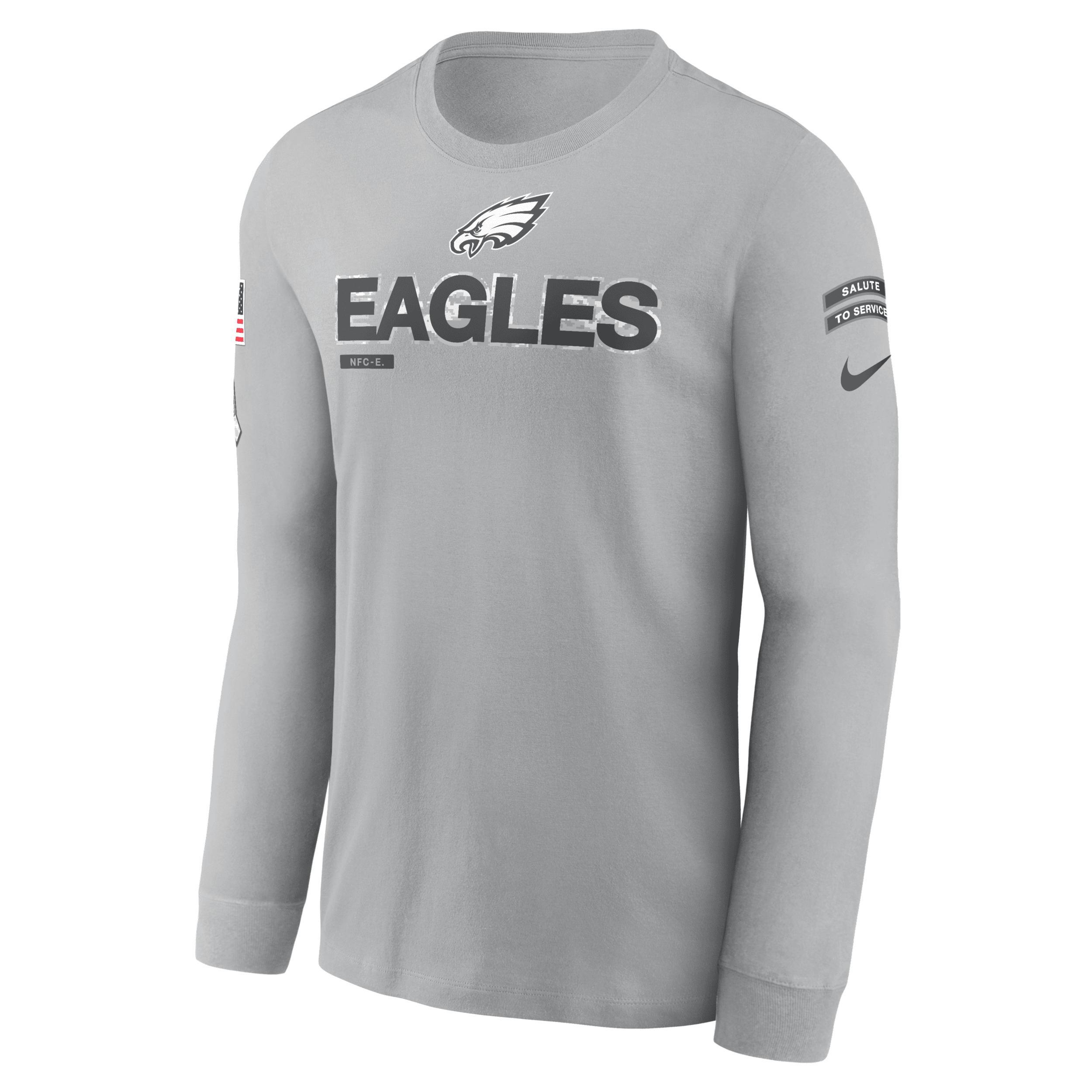 Mens Nike Gray Tennessee Titans 2024 Salute To Service Long Sleeve T-Shirt Product Image