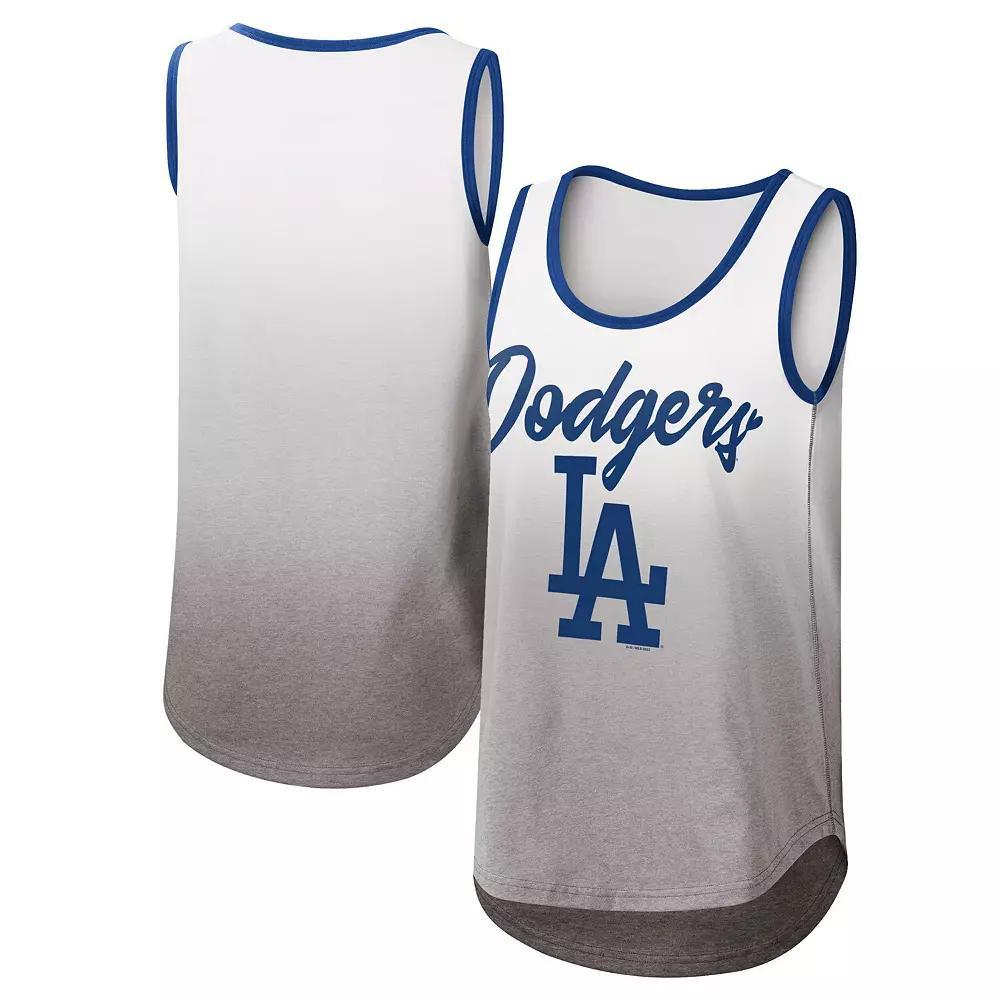 Women's G-III 4Her by Carl Banks White Los Angeles Dodgers Logo Opening Day Tank Top, Size: Large Product Image