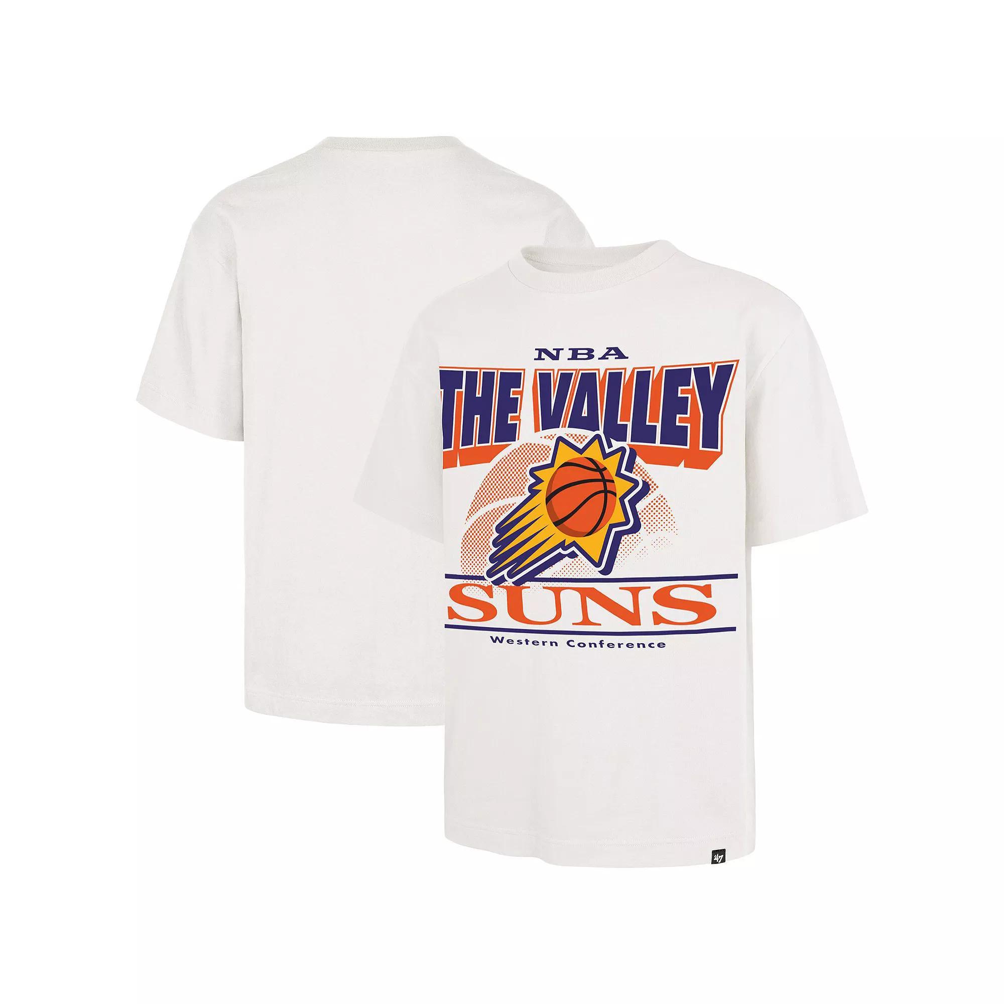 Men's '47  White Phoenix Suns City Edition Shifty Foundation T-Shirt, Size: 2XL, Phx White Product Image