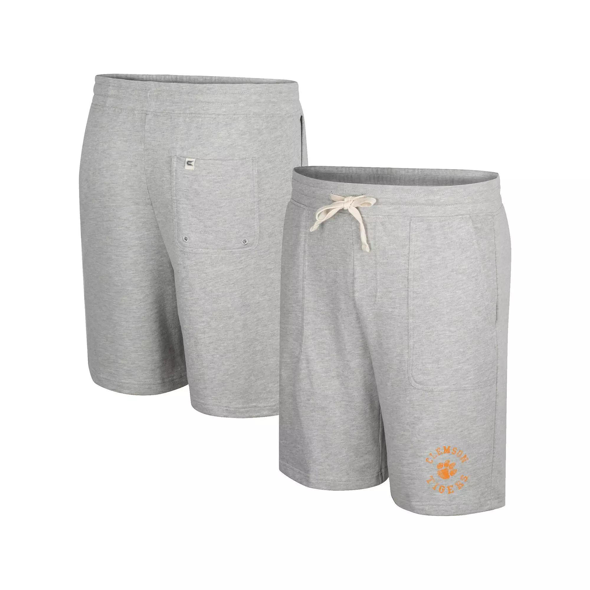 Men's Colosseum Heather Gray Alabama Crimson Tide Love To Hear This Terry Shorts, Size: Medium, Grey Product Image