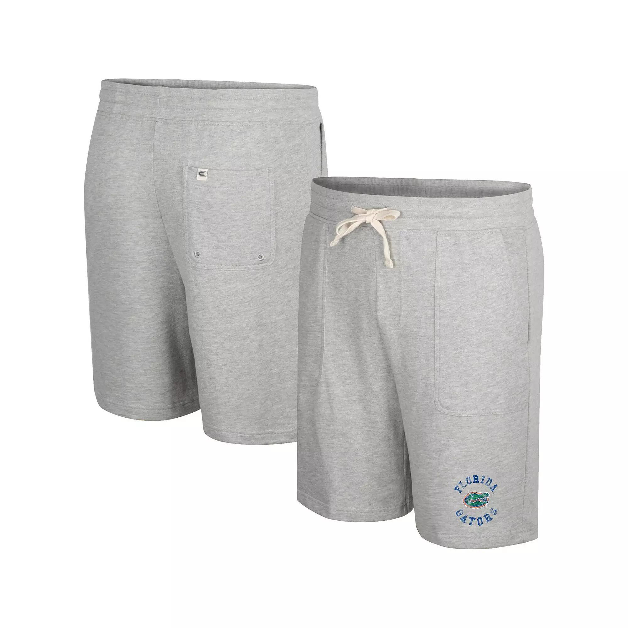 Mens Colosseum Heather Gray Florida Gators Love To Hear This Terry Shorts Product Image