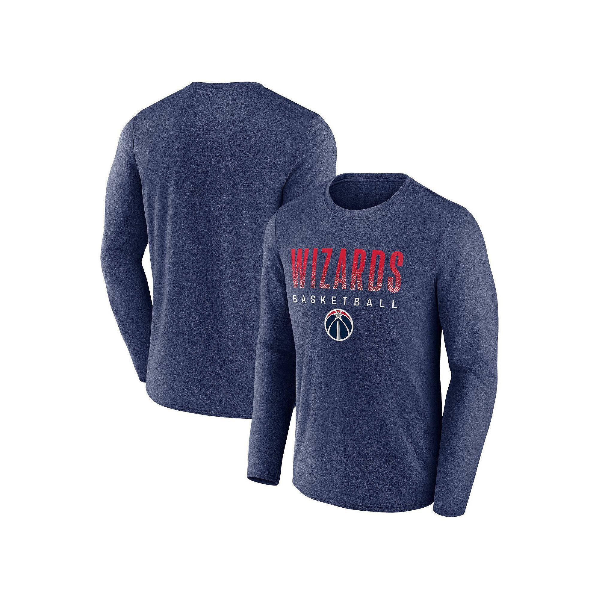Men's Fanatics Branded Heathered Royal Philadelphia 76ers Where Legends Play Iconic Practice Long Sleeve T-Shirt, Size: Small, 76r Blue Product Image