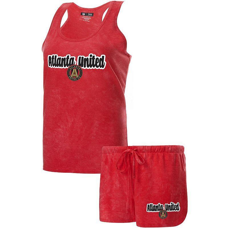 Women's Concepts Sport Red Atlanta United FC Billboard Tank Top & Shorts Sleep Set, Size: Large, Atu Red Product Image