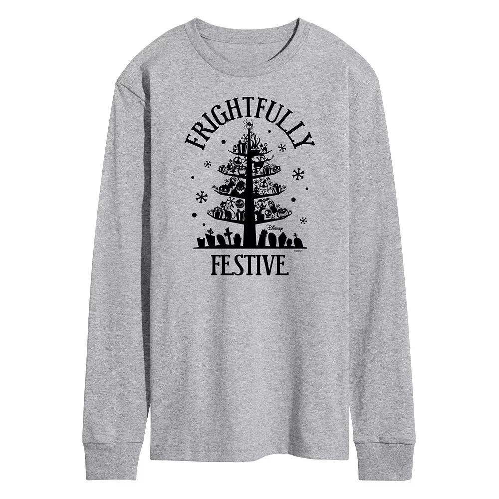 Disneys The Nightmare Before Christmas Frightfully Festive Tee, Mens Product Image