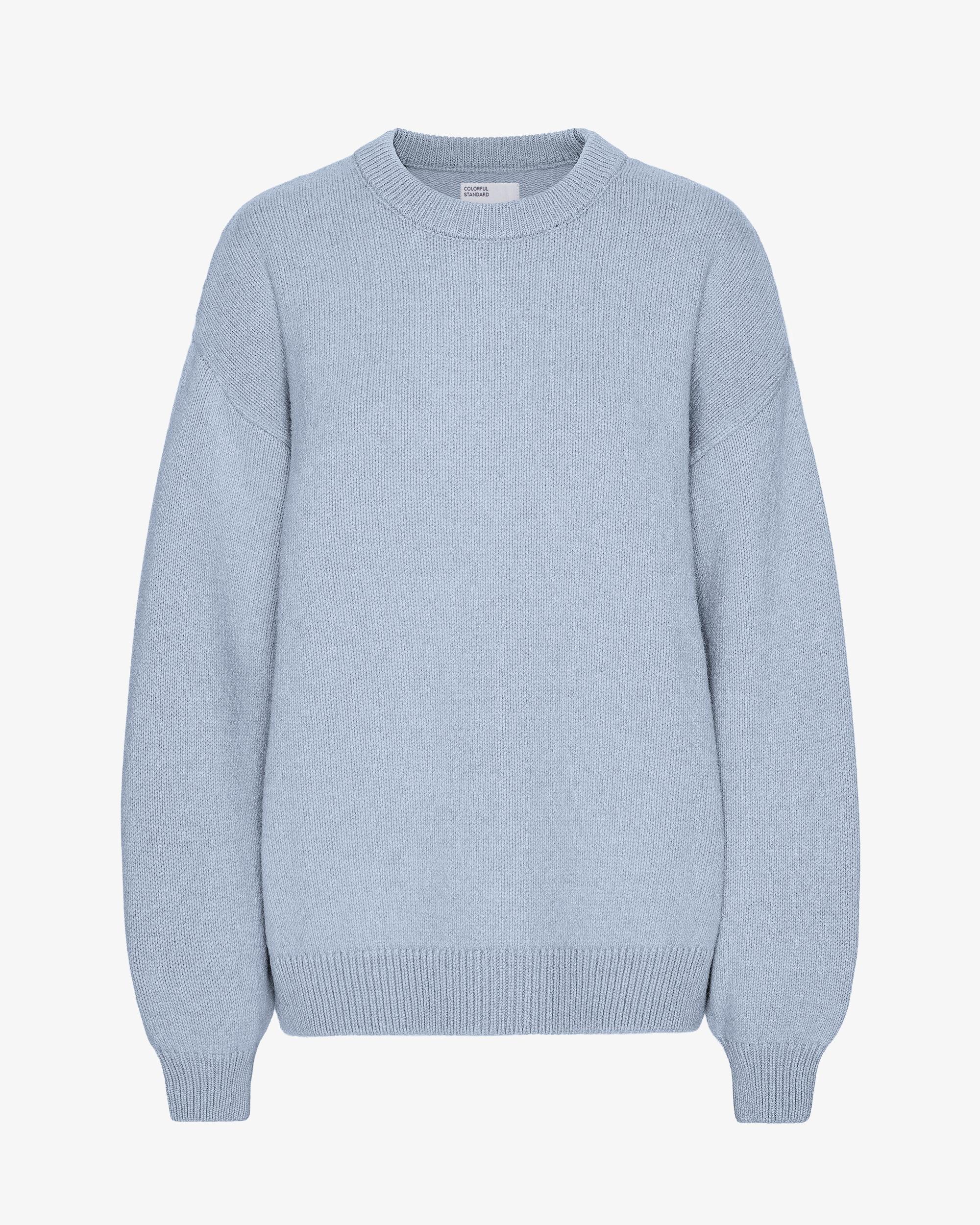 Oversized Merino Wool Crew - Emerald Green Product Image
